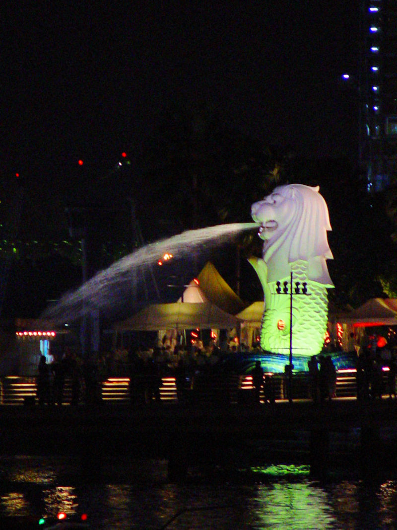 マーライオン　シンガポール　Merlion　Republic of Singapore　2007/01/19　Photo by Kohyuh